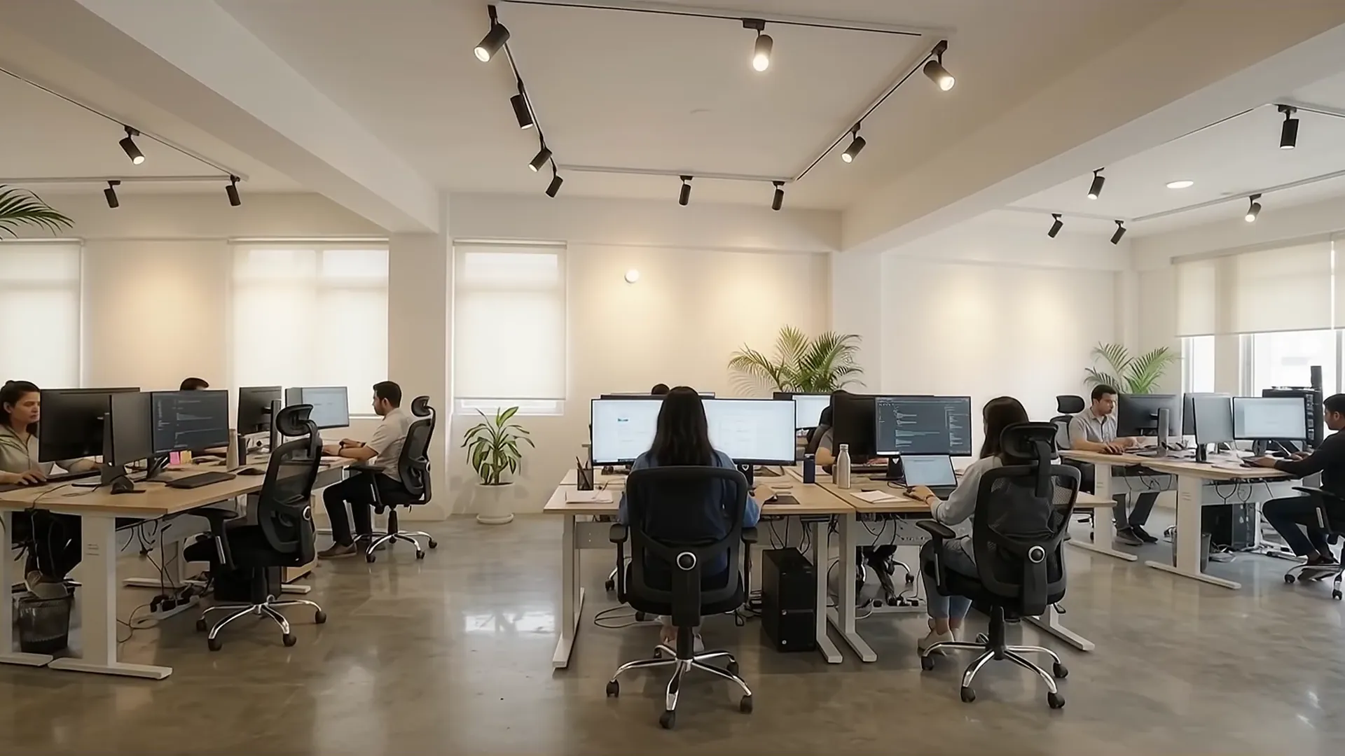 Inside the Synk Corp office in Kathmandu